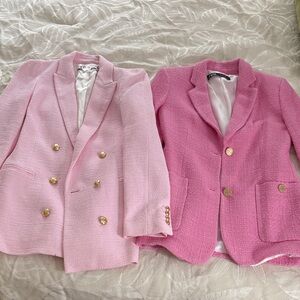 Zara Pink Blazer Set xs